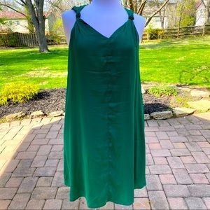 Betsy’s boutique shop green sleeveless dress